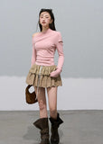 Asymmetrical Slim Knit