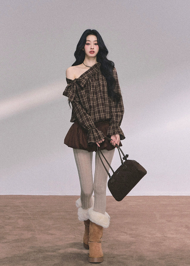 korean fashion, winter outfit, fall outfit, aesthetic outfit, cute outfits, women’s fashion, korean clothing, nom alm style, girly style, soft girl outfit, preppy outfit, french style outfit, elegant outfit, chic outfit, oversized top, knit top, knitted sweater, winter coat, faux fur jacket, plaid jacket, faux leather jacket, wool coat, mini skirt, bubble skirt, pleated skirt, wide leg pants, crop top, off shoulder top, lace top, bow blouse, knitted dress, sweater dress, cardigan, lambswool, faux fur scarf,