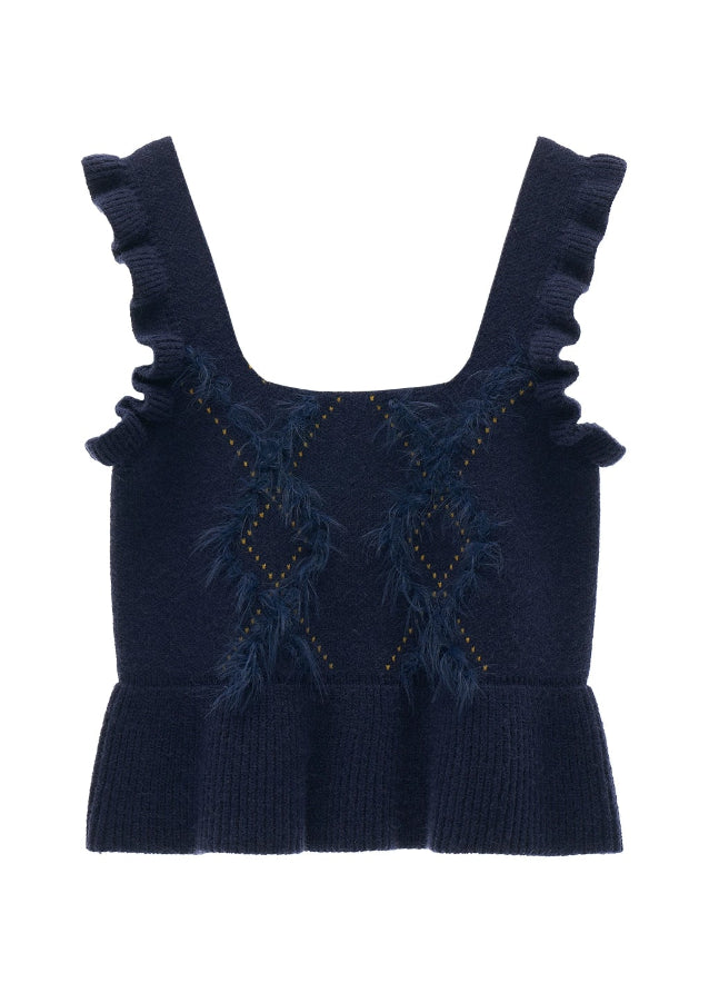 lace knit vest jacket women, high end knitwear fall 2025, lace trim sweater coat, cozy feminine knit layer, korean gentle street fashion, lazy fit knit jacket women, autumn winter lace vest sweater, romantic knit cardigan jacket, nowa tokyo elegant street style
